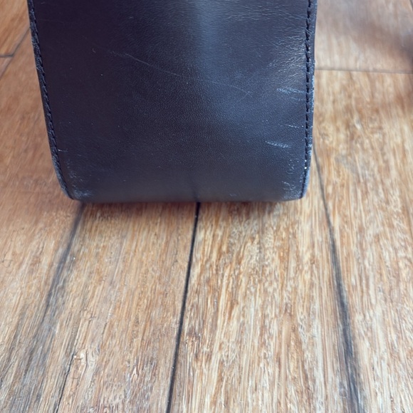 Cole Haan Women’s Black Leather Tote Bag Purse - Picture 10 of 16